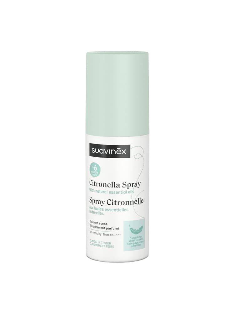 Suavinex Spray Citronelle - aux Huiles Essentielles Naturelles - 100 ml