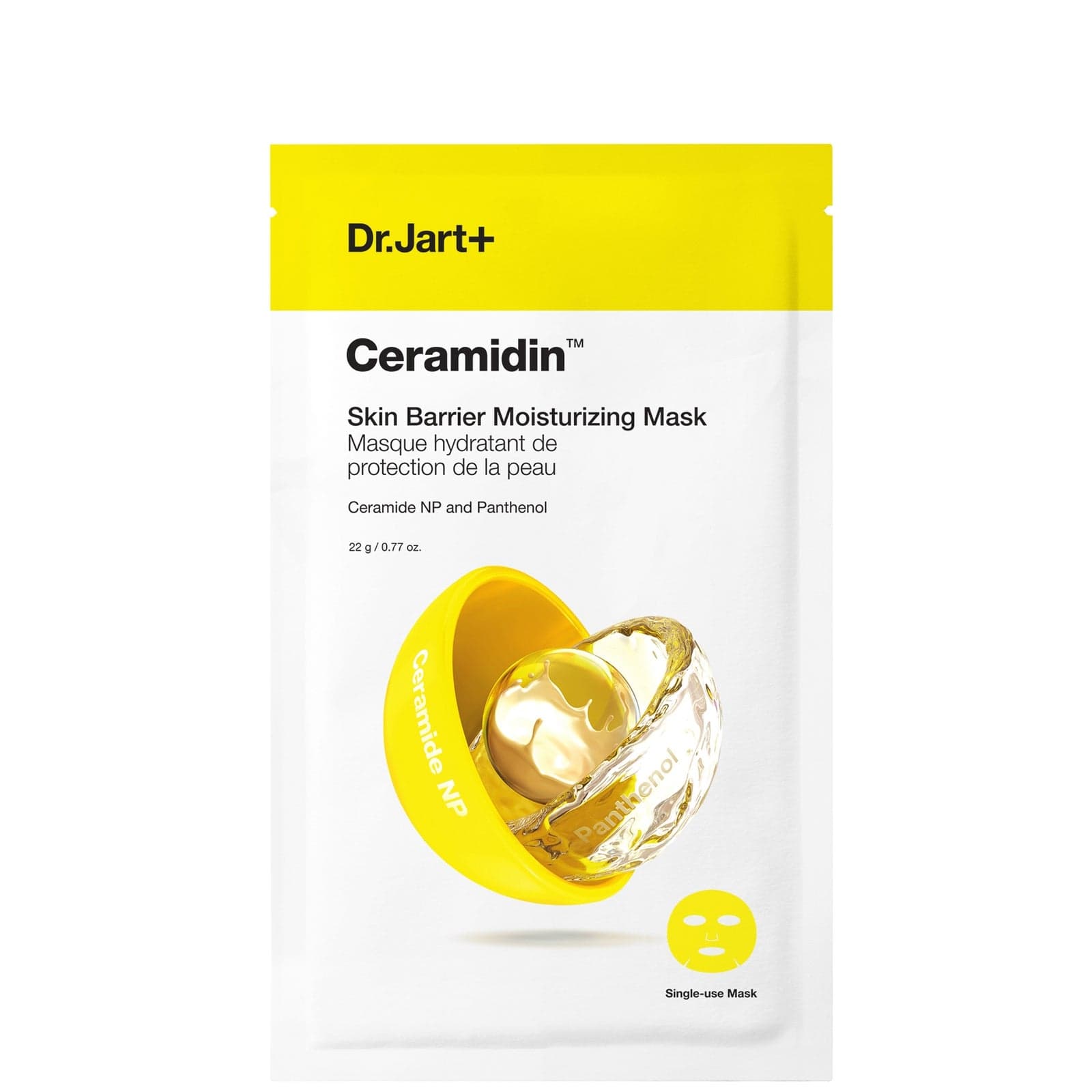 Dr.Jart+ Ceramidin Masque Hydratation Barrière Cutanée 22 ml