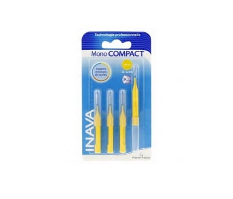 Inava Brossette Mono Compact Microfine Conique Jaune x4