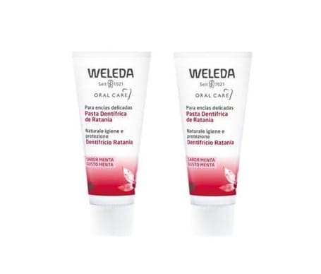 Weleda Pâte Dentifrice Rathania 75ml lot de 2