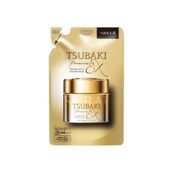 Shiseido - Tsubaki Recharge de pack de cheveux de masque de réparation premium - 150g