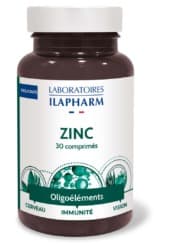 Zinc - Oligo-élément essentiel - 30 comprimés